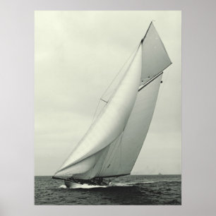 Póster Yacht 'Columbia' 1901