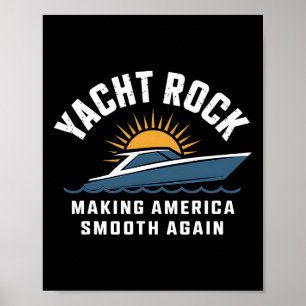 Poster Yacht Rock Fazer America Suave Novamente Engraçado