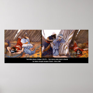 Póster Yael Slays Sisera #4 - Juízes 5:26-27