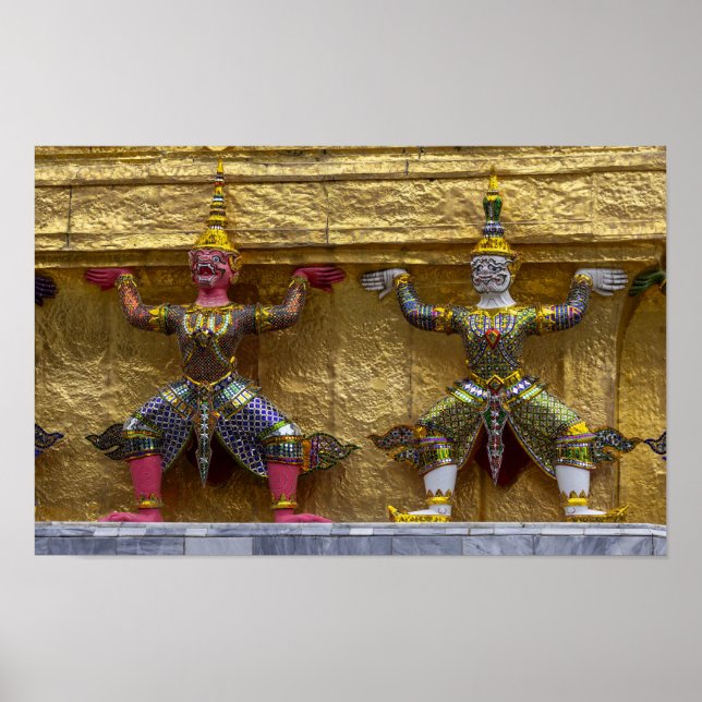 Poster Yahsha statue in Bangkok (Frente)