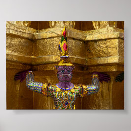 Poster Yahsha statue in Bangkok