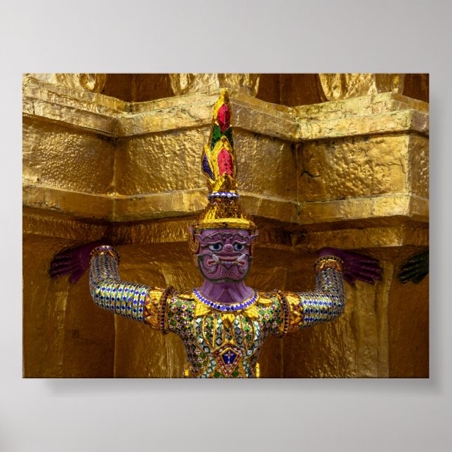 Poster Yahsha statue in Bangkok (Frente)