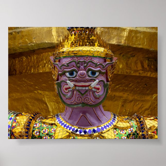 Poster Yahsha statue in Bangkok (Frente)