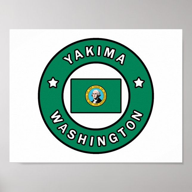 Poster Yakima Washington (Frente)