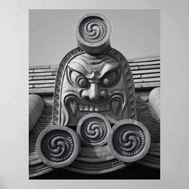 POSTER YAKUSHI-JI TEMPLE ROOF AZULEJO (Frente)