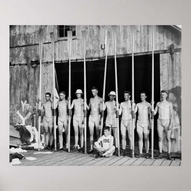 Póster Yale Freshman Crew: 1916 (Frente)