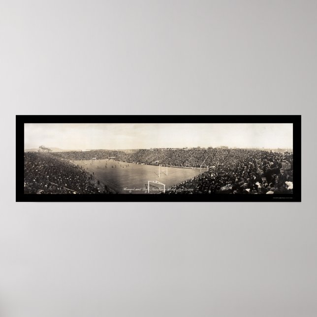 Póster Yale Harvard Futebol Foto 1910 (Frente)