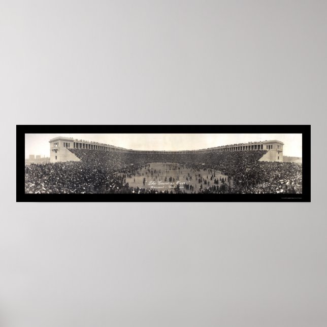 Póster Yale Harvard Game Over Photo 1911 (Frente)