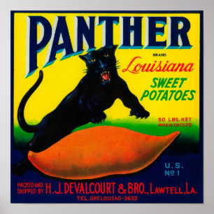 Poster Yam LabelLawtell da pantera, LA