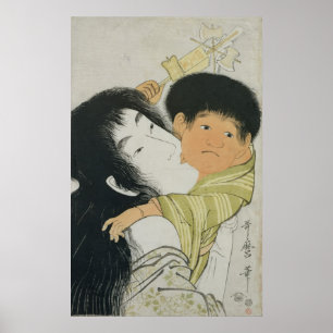 Póster Yama-Uba e Kintoki