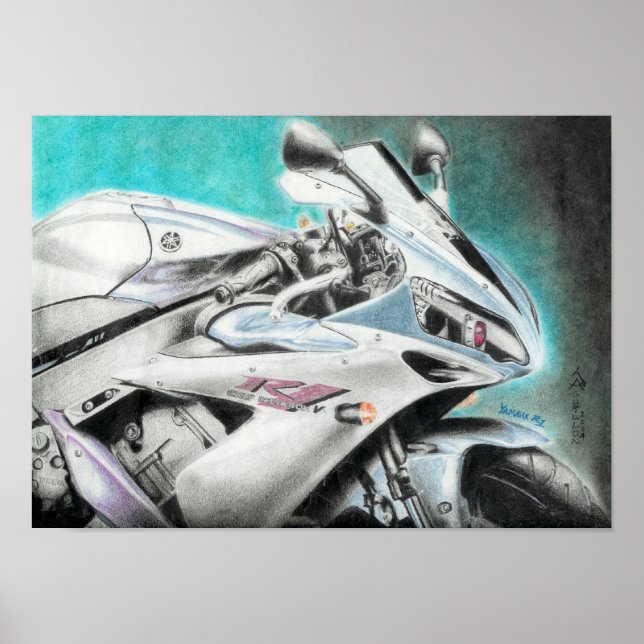 Poster Yamaha R1 (Frente)