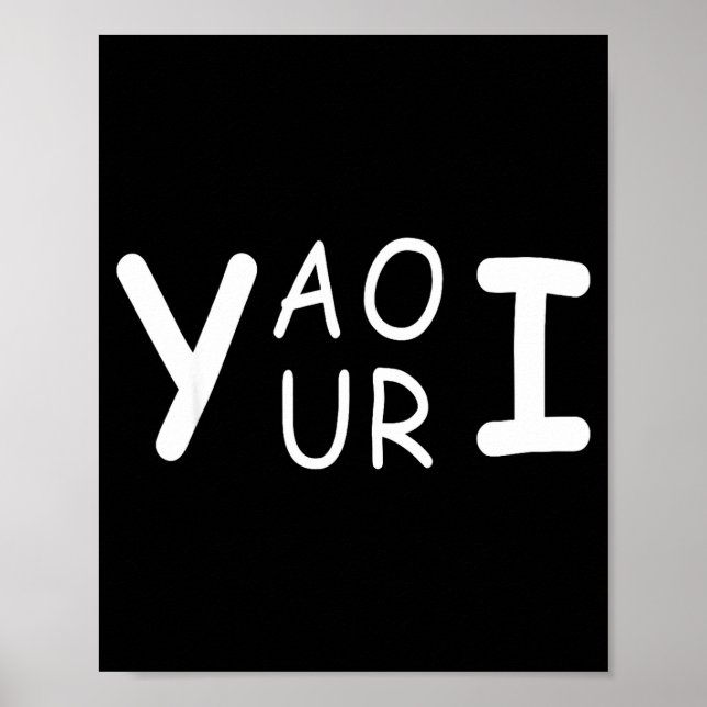 Poster Yaouri você é um meme de jogo de palavras engraçad (Frente)