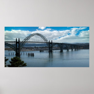 Poster Yaquina Bay Bridge - Oregon Newport