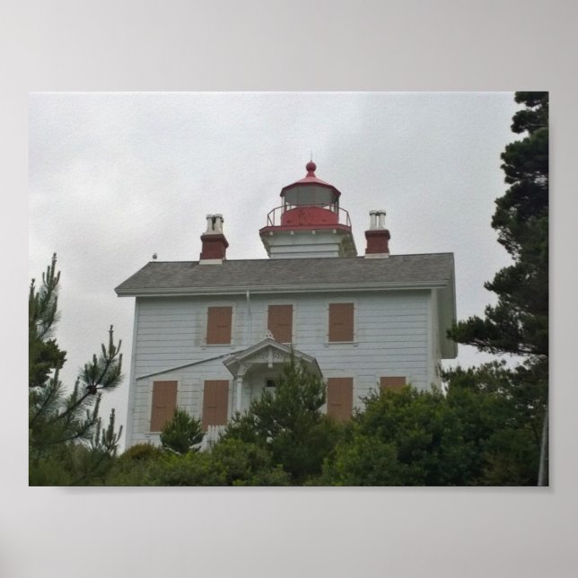 Poster Yaquina Bay Lighthouse, OU (Frente)