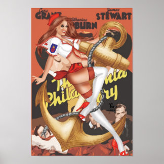 Póster Yar Philadelphia Story Sailor Girl