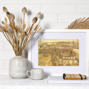 Poster Yard and Laundry de Carpenter, por Vincent van Gog