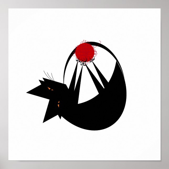 Póster Yarn Cat (Frente)