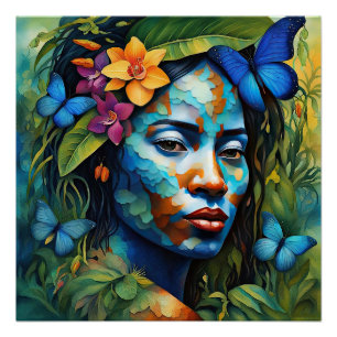 Póster “Yarumi” Espírito Orquídea - Mulheres na Amazônia 