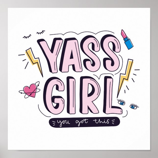 Poster Yass Girl | Você Recebeu Isso (Frente)