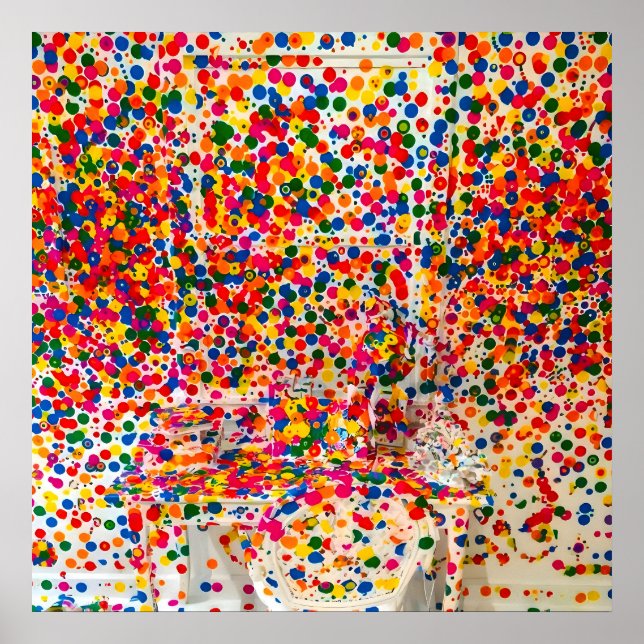 Poster Yayoi Kusama art (Frente)