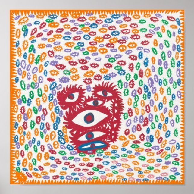 Poster Yayoi Kusama Art 4 (Frente)