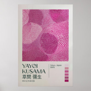 Poster Yayoi Kusama Impressão, Arte Moderna Impressão, Ja