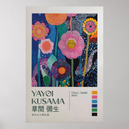 Poster Yayoi Kusama Impressão, Arte Moderna Impressão, Ma