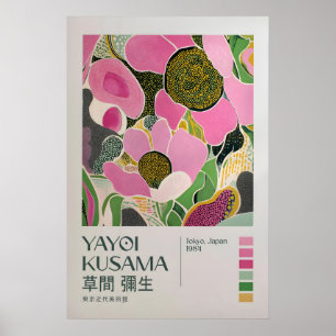 Poster Yayoi Kusama Impressão, Arte Moderna Impressão, Ya