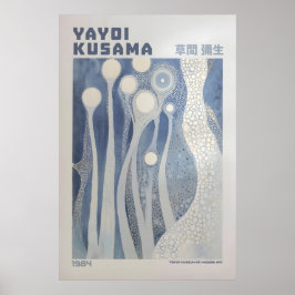 Poster Yayoi Kusama Impressão, Arte Moderna Impressão, Ya