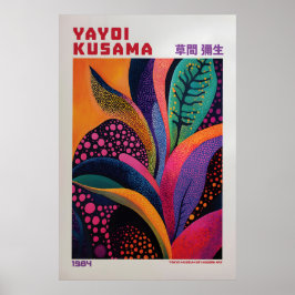 Poster Yayoi Kusama Print, Modern Art Print, Maximalist