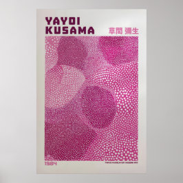 Poster Yayoi Kusama Print, Modern Art Print, Maximalist