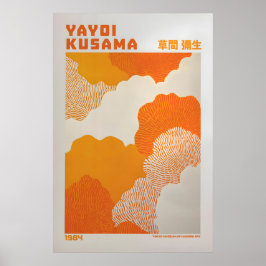 Poster Yayoi Kusama Print, Modern Art Print, Maximalist