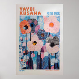 Poster Yayoi Kusama Print, Modern Art Print, Maximalist