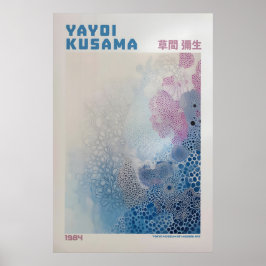 Poster Yayoi Kusama Print, Modern Art Print, Maximalist