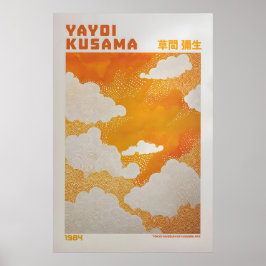Poster Yayoi Kusama Print, Modern Art Print, Maximalist