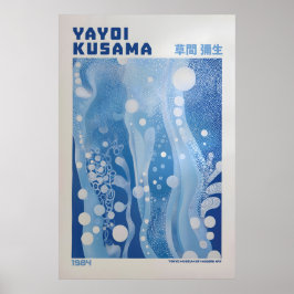 Poster Yayoi Kusama Print, Modern Art Print, Maximalist
