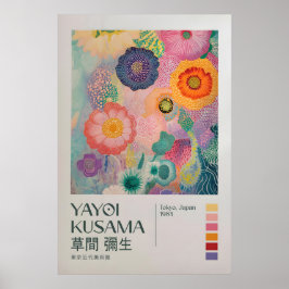 Poster Yayoi Kusama Print, Modern Art Print, Yayoi Kusama