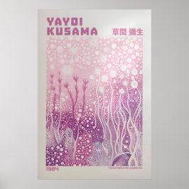 Poster Yayoi Kusama Print, Modern Art Print, Yayoi Kusama