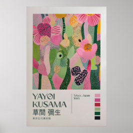 Poster Yayoi Kusama Print, Modern Art Print, Yayoi Kusama