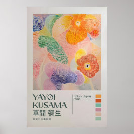 Poster Yayoi Kusama Print, Yayoi Kusama Exhibition