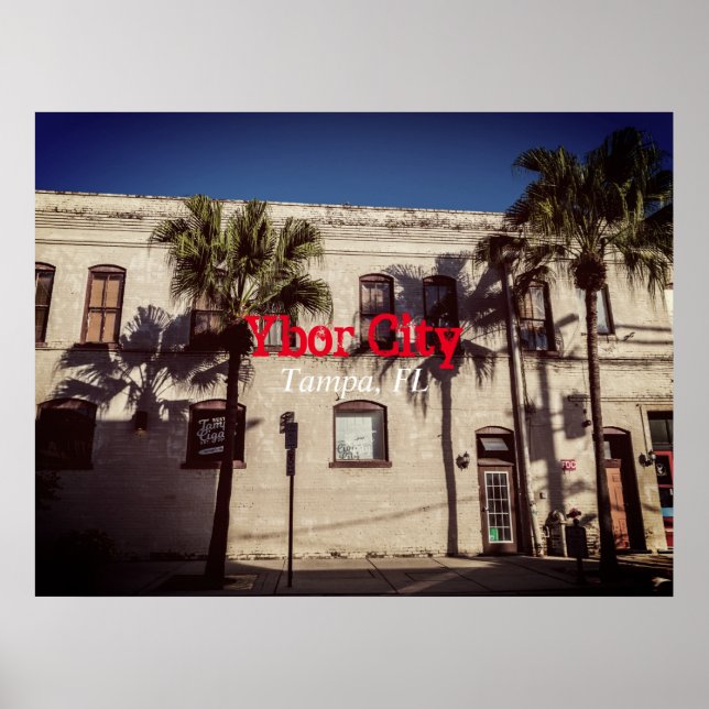 Poster Ybor City, Tampa FLORIDA (Frente)