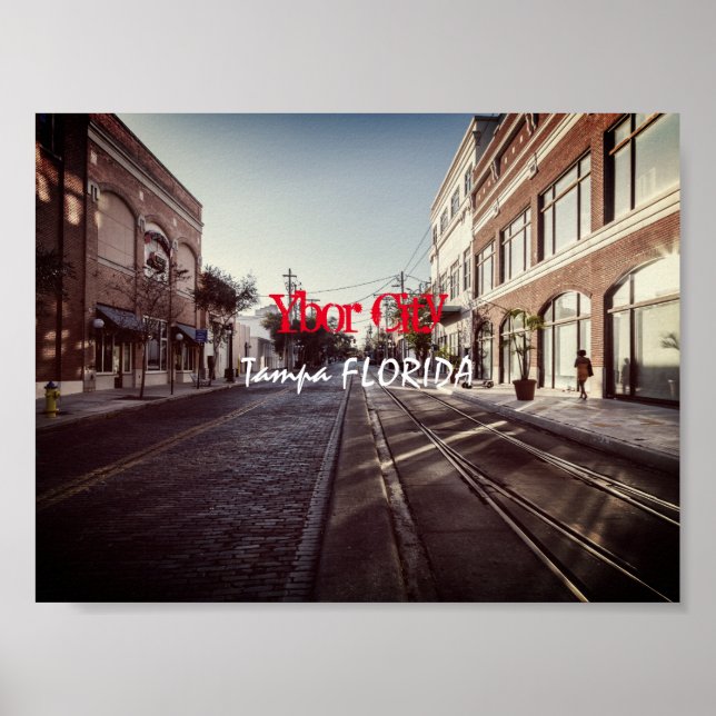 Poster Ybor City, Tampa FLORIDA (Frente)