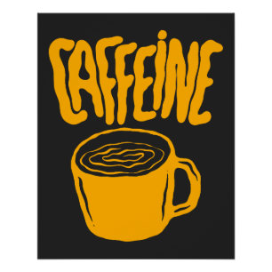 Póster Yellow Caffeine