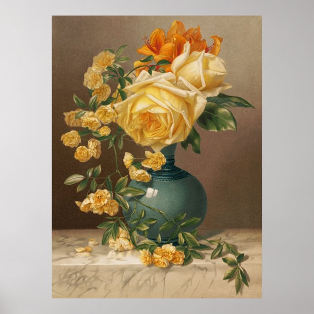 Poster Yellow Roses (Frente)