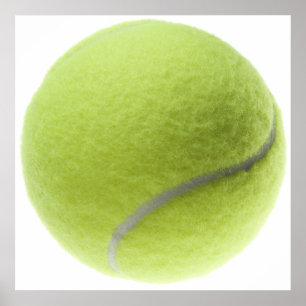Póster Yellow Tennis Ball Customized Template
