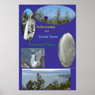 Póster Yellowstone e Grand Teton