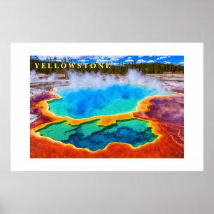 Poster Yellowstone Thermal Hot Pot