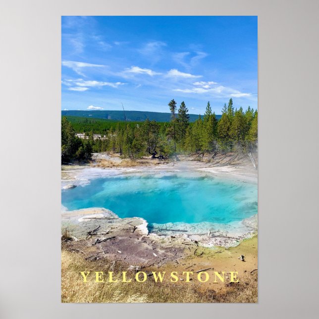 Poster Yellowstone Thermal Pote (Frente)