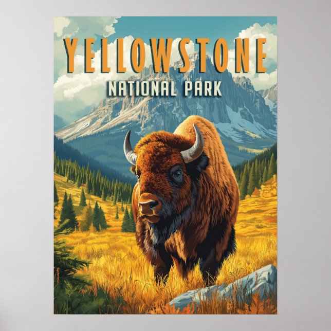Poster Yellowstone: Um Viagem Retroativo (Frente)