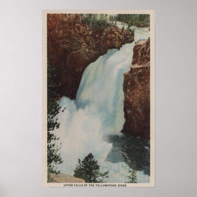 Poster Yellowstone, Visão das Caixas do Rio Yellowstone (Frente)